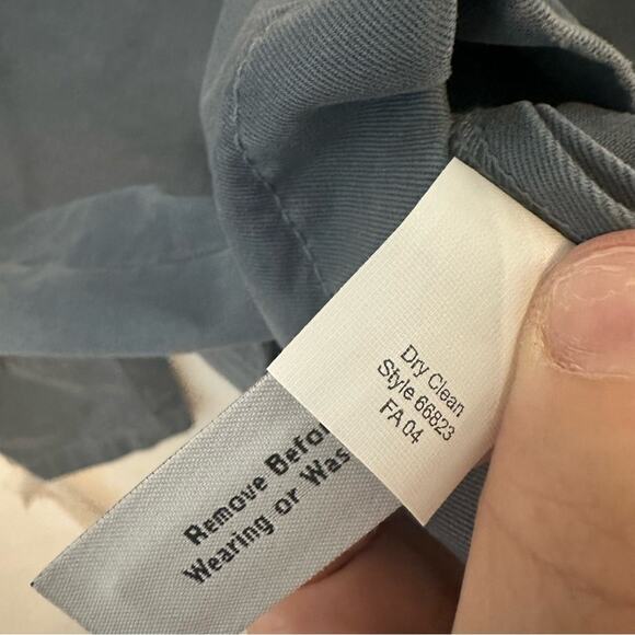 JCrew Men's Broken-In Blazer Blue Chambray Blue Large - Picture 7 of 7